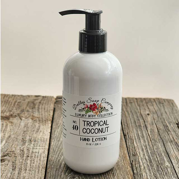 Tropical Coconut Hand Lotion 8 oz.