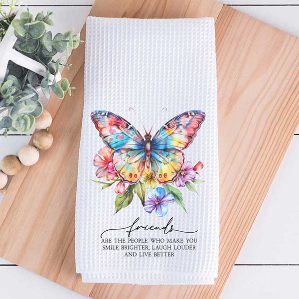 Butterfly Friendship Kitchen Towel