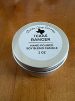 Texas Ranger Soy Blended Mini Candle - 2oz