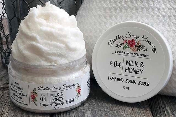 Milk and Honey Foaming Sugar Scrub